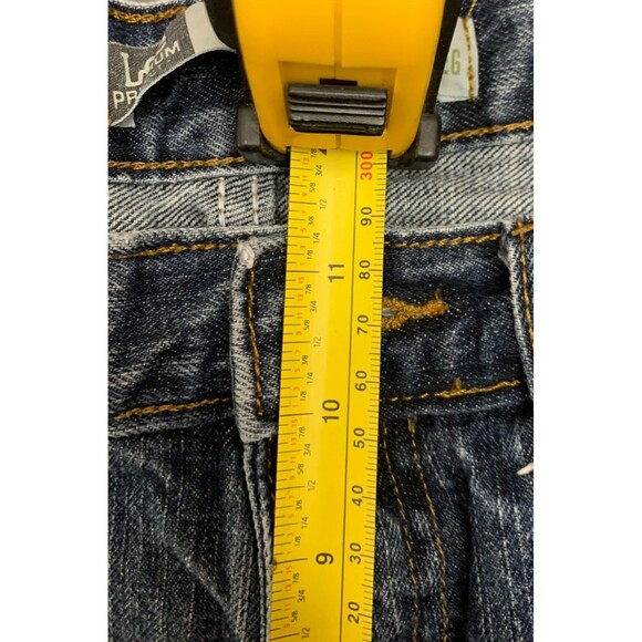 Lee Premium Select Relaxed Fit Straight Leg Work Jeans, Sz 31x24 Cut Off Raw Hem - Picture 6 of 16